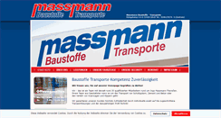 Desktop Screenshot of massmann-baustoffe.de